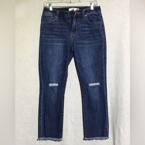 Cabi Jeans Women size 4 Cropped High Straight